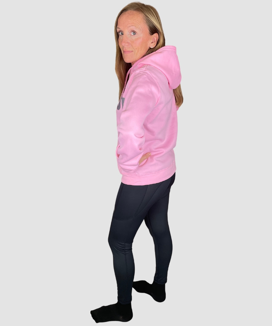 Mens pink hoodie on sale uk