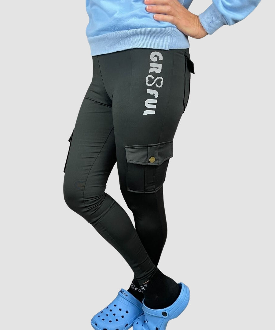 Legging sales cargo pants