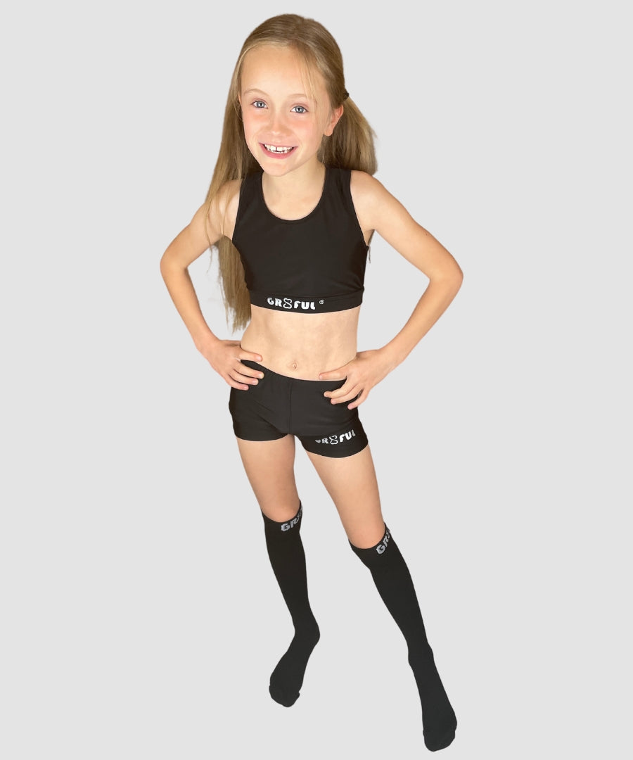 Girls sports crop on sale