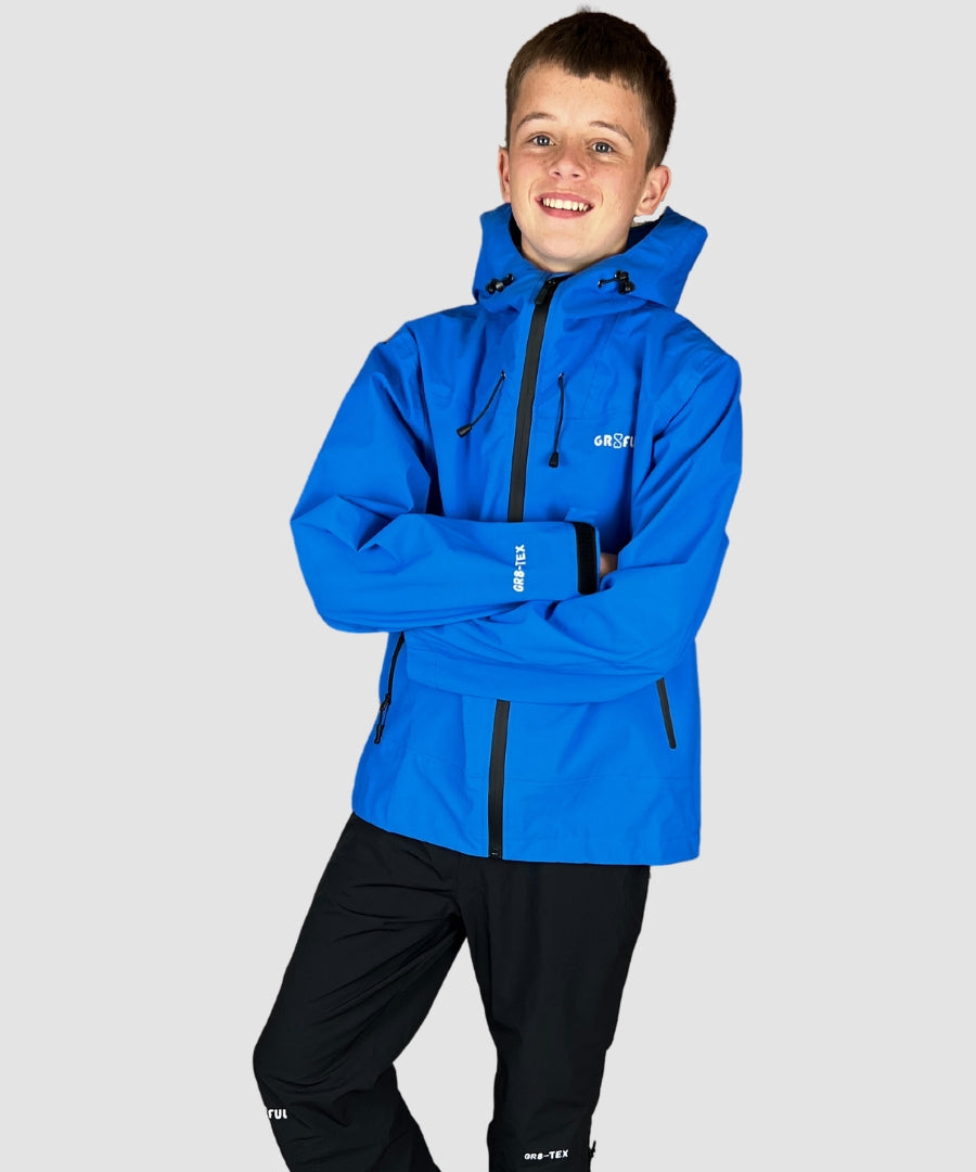 Mens blue waterproof on sale jacket